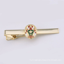 Tie Clip with Gold Plated Attaching Enamel Badge (GZHY-TK-001)